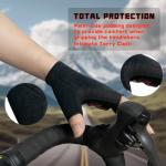 VigorGlove Biking Gloves for Men's Women's,Fingerless Extra Gel Padded Bicycle Gloves for MTB Cycling Workout Gloves-L