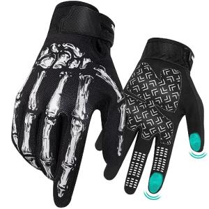 RIGWARL Motorcycle Gloves for Men and Women Touchscreen, Breathable Lightweight Dirt Street Bike Glove Non-Slip, Designed Motorcycle Riding Glove Full Finger for Hiking Hunting ATV MTB Gloves