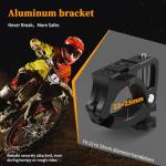 Bike Lights for Night Riding Front and Back 1200 Lumen 6H Spot/Flood/Combo 3 Beams Bike Headlight Aluminum Mounts VASTFIRE USB-C Rechargeable Display Power Bank Gopro Mount