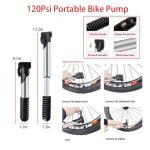 Bike Tool Kit，Bike Repair Kit & Bike Frame Bag with Tire Pump,Portable Tool Kit for Camping Travel - 16-in-1 Bike Multitool,Bike Chain Tool，Tire Patches, Inflator，Bottle Holder,Use for Road Bike MTB