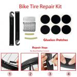 Bike Tool Kit，Bike Repair Kit & Bike Frame Bag with Tire Pump,Portable Tool Kit for Camping Travel - 16-in-1 Bike Multitool,Bike Chain Tool，Tire Patches, Inflator，Bottle Holder,Use for Road Bike MTB