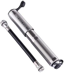 Pro Bike Tool Mini Bike Pump Fits Presta and Schrader - High Pressure PSI - Reliable, Compact & Light - Performance - Bicycle Tire Pump for Road, Mountain and BMX Bikes