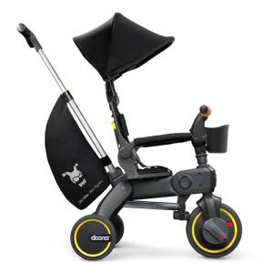 5-in-1 Foldable Toddler Tricycle - Nitro Black