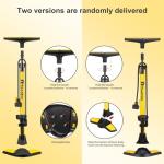 TOOLITIN High-Pressure Floor Bike Pump with Gauge
