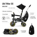 5-in-1 Foldable Toddler Tricycle - Nitro Black
