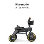 5-in-1 Foldable Toddler Tricycle - Nitro Black