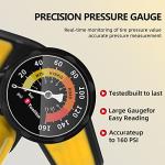 TOOLITIN High-Pressure Floor Bike Pump with Gauge