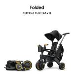 5-in-1 Foldable Toddler Tricycle - Nitro Black