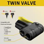 TOOLITIN High-Pressure Floor Bike Pump with Gauge