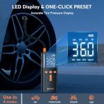 Portable Cordless Air Pump with LED Light