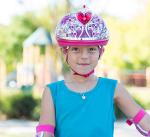 Pink 3D Princess Bike Helmet for Kids