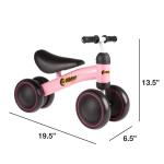 Pink Mini Trike for Toddlers with Easy Grip Handles