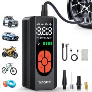 Portable 150PSI Electric Tire Inflator with Gauge