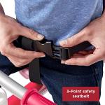 4-in-1 Pink Tricycle for Toddler Fun