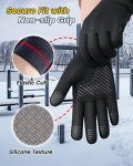 FEWTUR Heated Gloves for Winter Cycling - Touchscreen