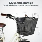 Schwinn Quick Release Wire Bike Basket - Black