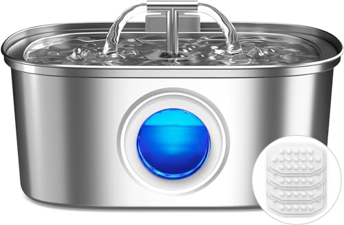 Stainless Steel Cat Water Fountain: Automatic Pet Dispenser