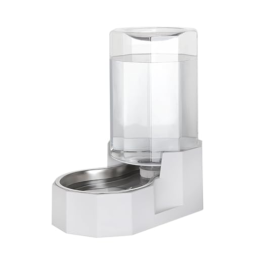 RIZZARI Stainless Steel Automatic Gravity Pet Waterer for Cats