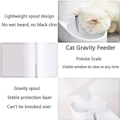 Automatic Cat Feeder and Water Dispenser Set
