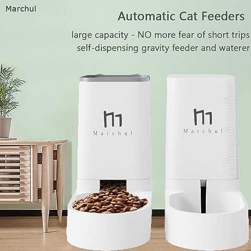Automatic Cat Feeder and Water Dispenser Set