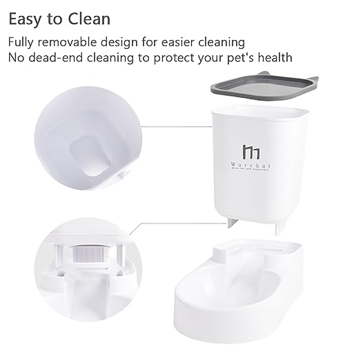 Automatic Cat Feeder and Water Dispenser Set