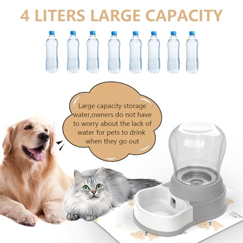 Staltwo Automatic Pet Water Dispenser for Cats (4-Liter)