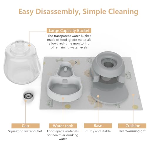 Staltwo Automatic Pet Water Dispenser for Cats (4-Liter)