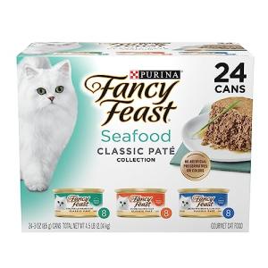 Fancy Feast Seafood Pate Variety Pack (24)