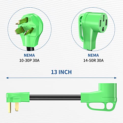 Tesla EV Charger Adapter: Nema 10-30 to 14-50