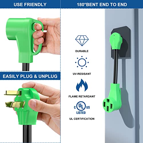 Tesla EV Charger Adapter: Nema 10-30 to 14-50