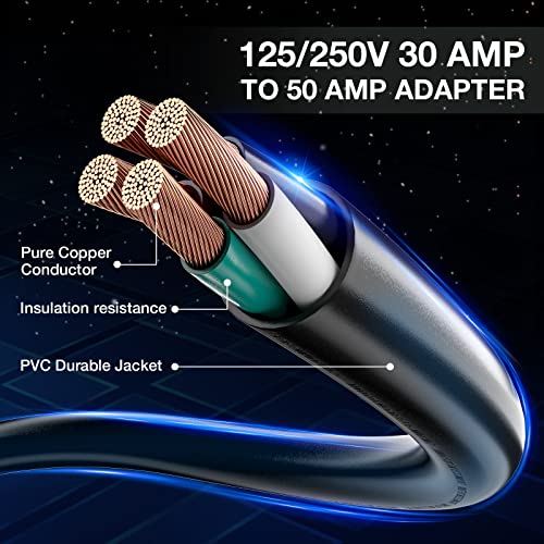 Tesla EV Charger Adapter: Nema 10-30 to 14-50