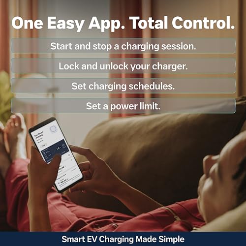 Compact Smart EV Charger with WiFi & Alexa