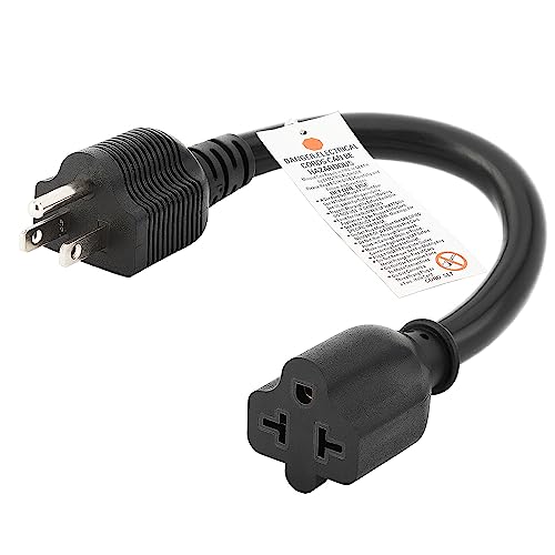 15A Household Plug to 6-20R T Blade Adapter