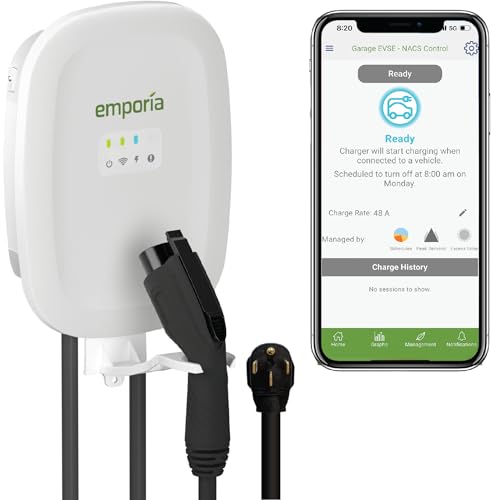 WiFi enabled 48-amp Level 2 EV Charger