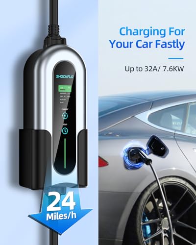 SHOCKFLO Wall-Mounted Home EV Charger
