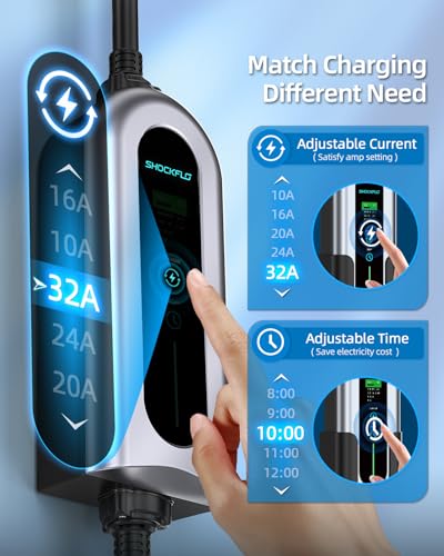 SHOCKFLO Wall-Mounted Home EV Charger