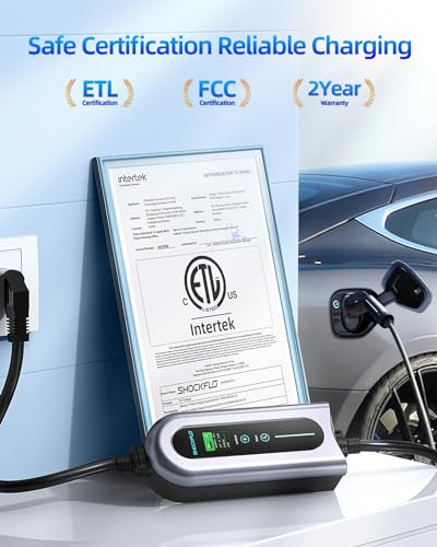 SHOCKFLO Wall-Mounted Home EV Charger