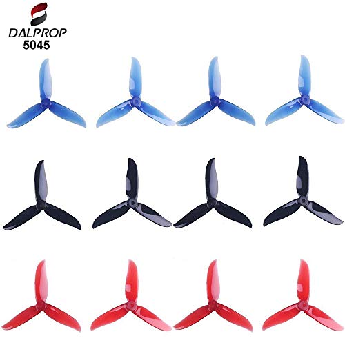12pcs 5 Inch Tri Blade Propellers for Drones