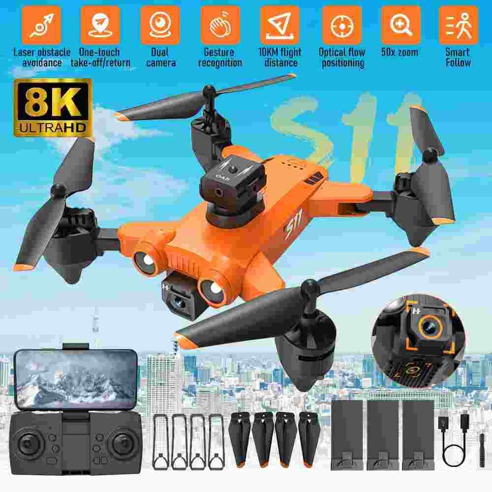 8K HD Dual Camera Drone with GPS