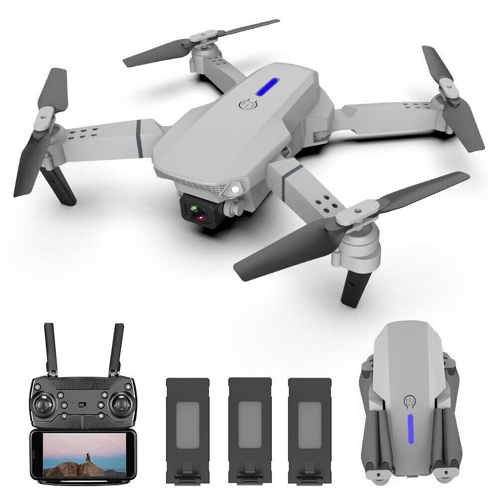 X Pro Foldable RC Quadcopter with 3 Batteries