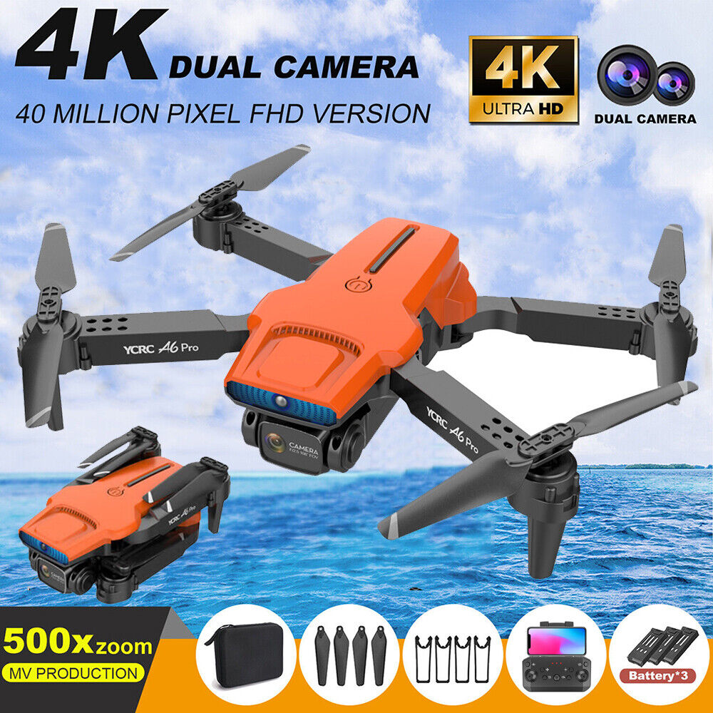 Foldable 4K HD Camera Drone with GPS
