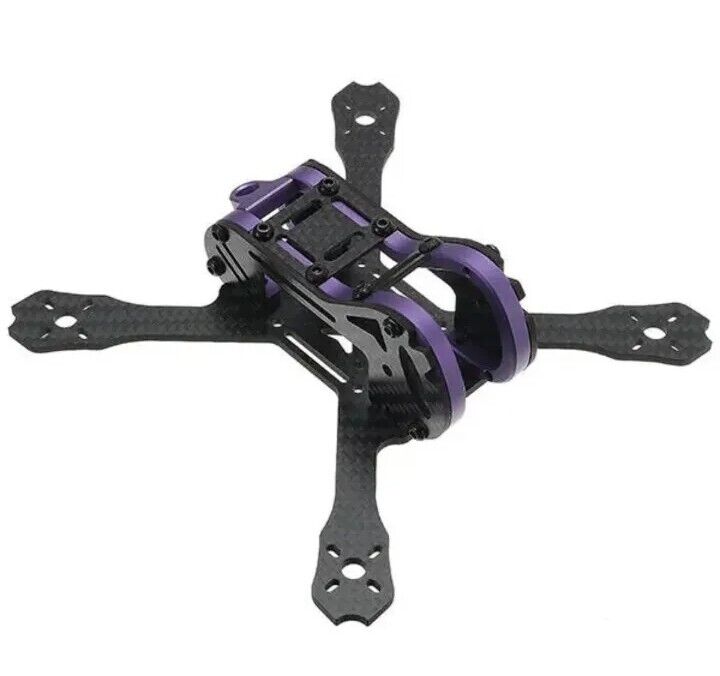 Carbon Fiber 3" Quadcopter Frame - Purple