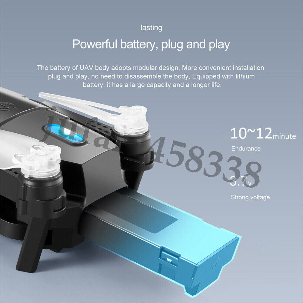Dual Camera Foldable Drone with 3 Batteries