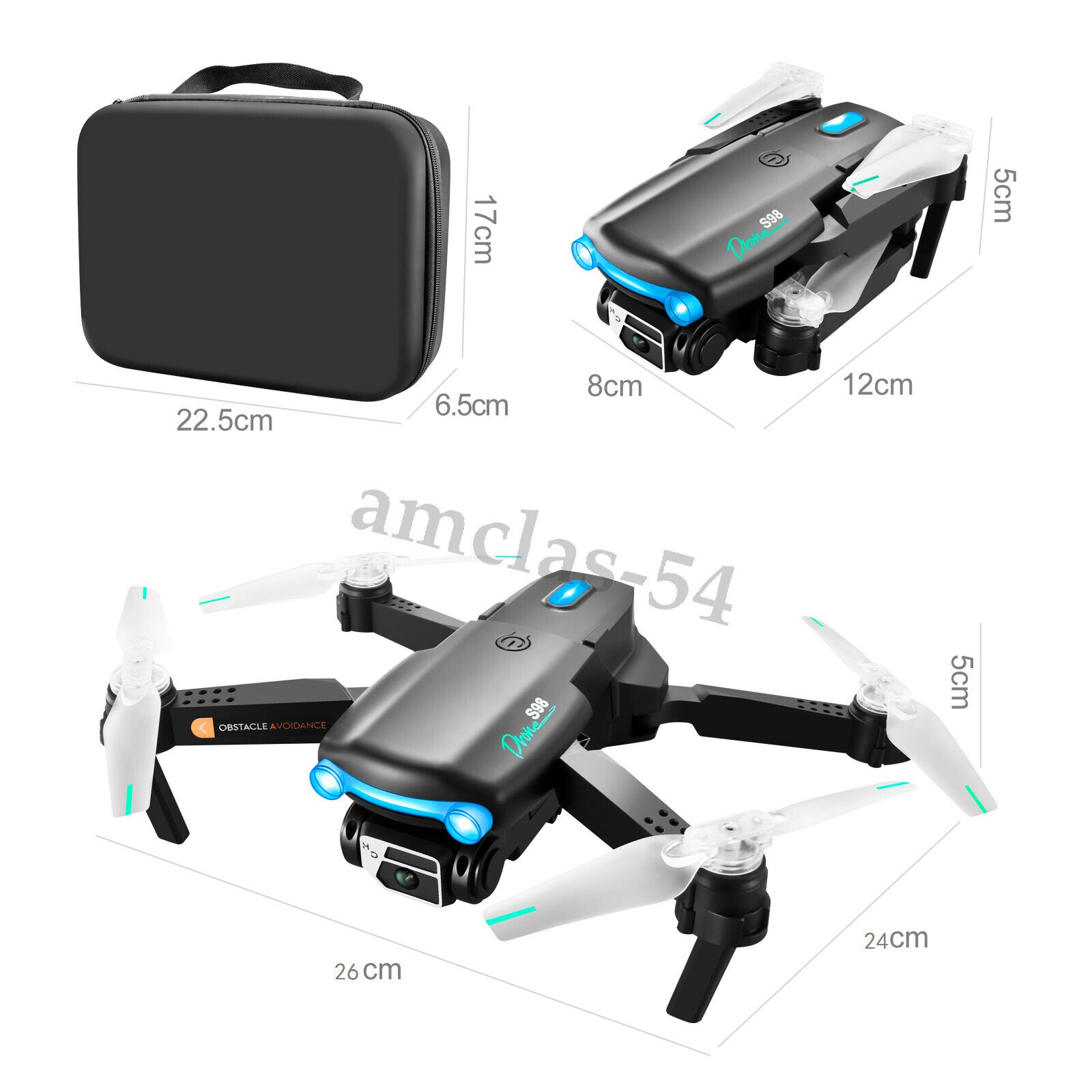 Foldable Drone with 4K Camera & Obstacle Avoidance