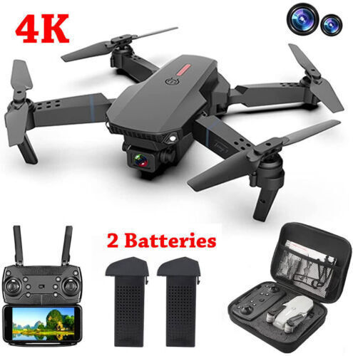 WiFi FPV Drone with 4K Camera & 2 Batteries