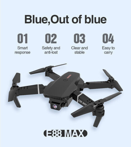 WiFi FPV Drone with 4K Camera & 2 Batteries