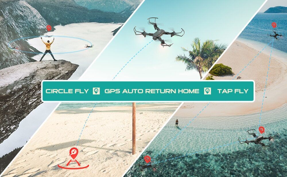 SNAPTAIN SP500 GPS Camera Drone with WiFi
