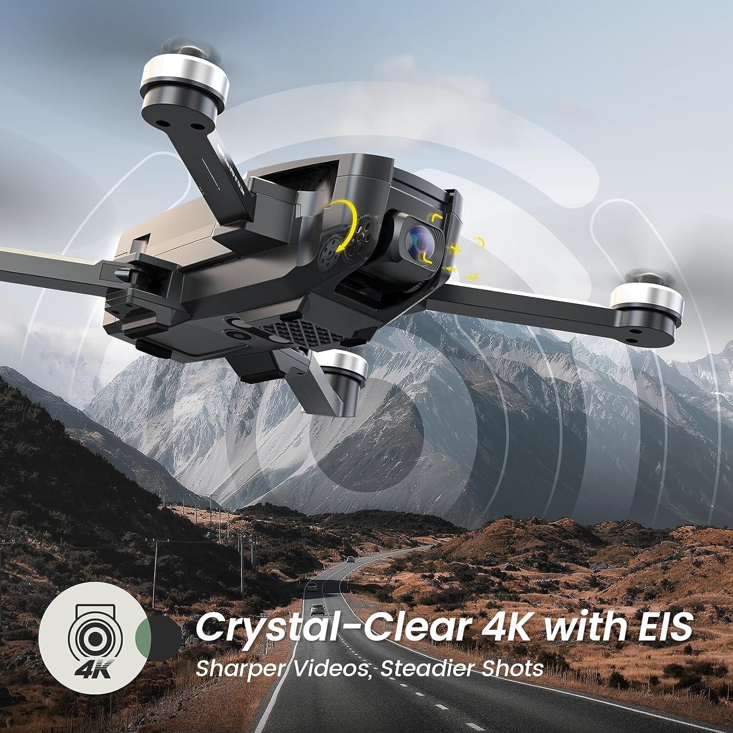 HS720E 4K GPS Drone with Brushless Motor