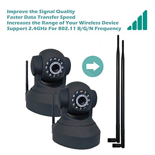 TECHTOO 9dBi WiFi Antenna for Wireless Cameras