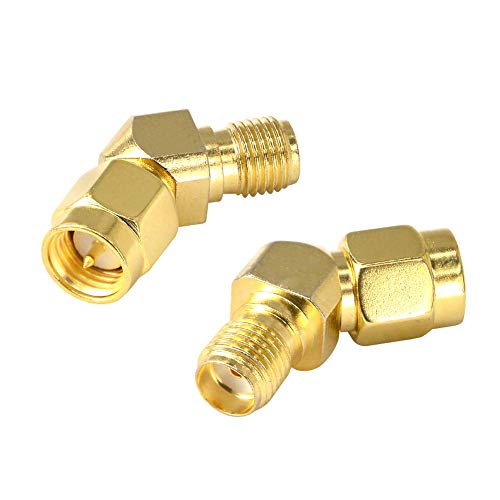 2-Pack Gold-Plated RF FPV Antenna Adapters